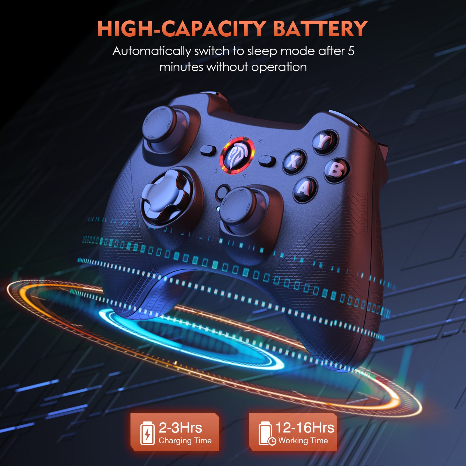 EASYSMX ESM-9101 2.4G Wireless Game Controller Dual-Vibration Gaming Gamepad Joystick for PC / PS3 EASYSMX ESM-9101 2.4G Wireless Game Controller Dual-Vibration Gaming Gamepad Joystick for PC / PS3